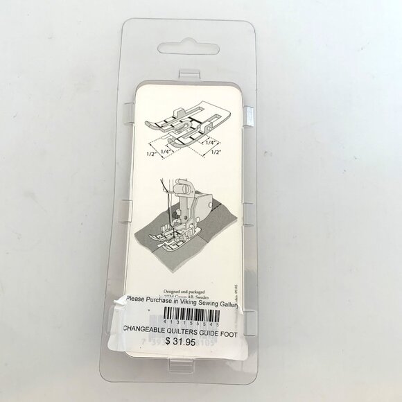Husqvarna Viking Changeable Quilters Open Toe Foot 413155545 New Genuine - Picture 4 of 4